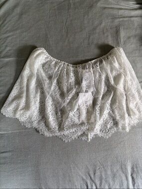 NWT David's Bridal White Lace